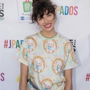 Rare Mosaert Cute Kawaii  Lamb Graphic Short Sleeve Tee